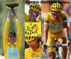 Чемпион Альберто Контадор, &quot;Тур де Франс 2009